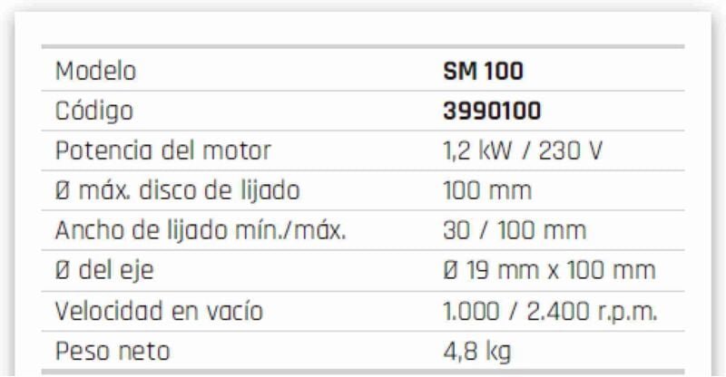 Metallkraft - Satiniermaschine 1,2 kW 105mm 1.000-2400min-¹ - 3990100