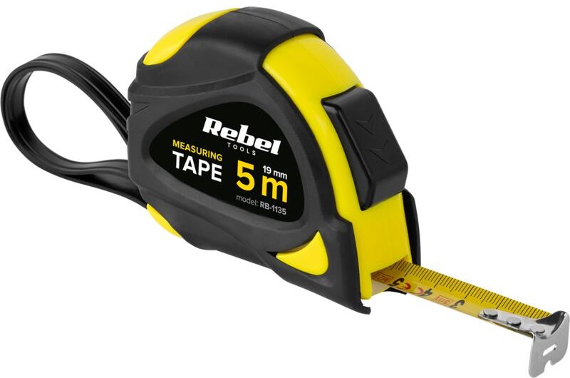 Rebel Stahl-Maßband 5 m 19 mm