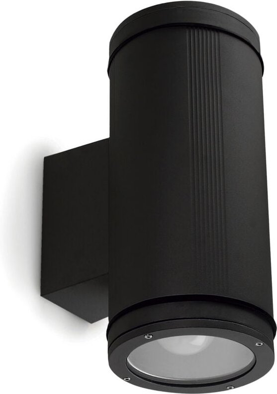 Dopo - Wandleuchte Tramuntana Ip65 E27 2x20w Auf Und Ab Schwarz