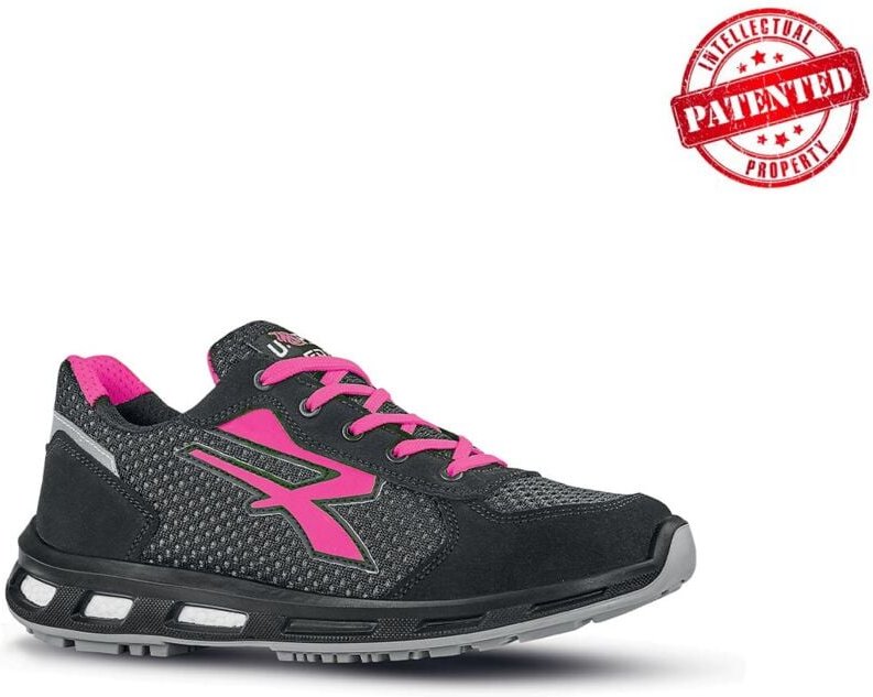 Sicherheitshalbschuhe caeli 01 fo esd src - Schwarz/Pink 39