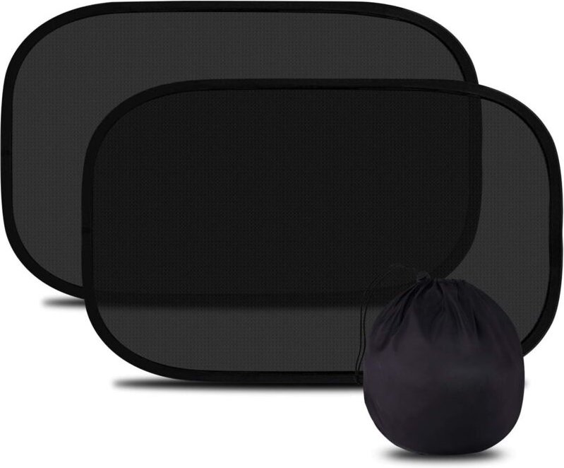 Sonnenschutz fürs Auto (53,3 x 35,6 cm), 2er-Pack, Sonnenschutz fürs Auto mit Saugnäpfen, vollständige Abdeckung für Kin...