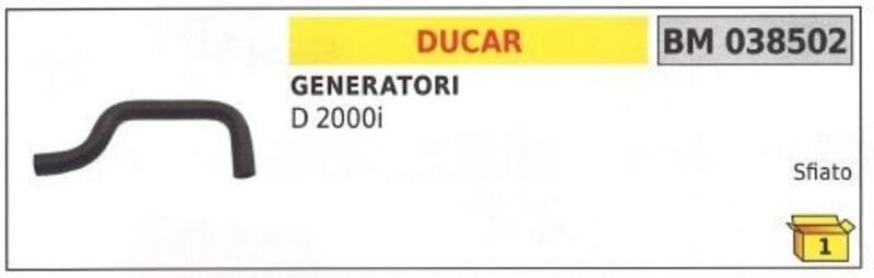 DUCAR Lichtmaschine D 2000i Entlüftungsrohr 038502
