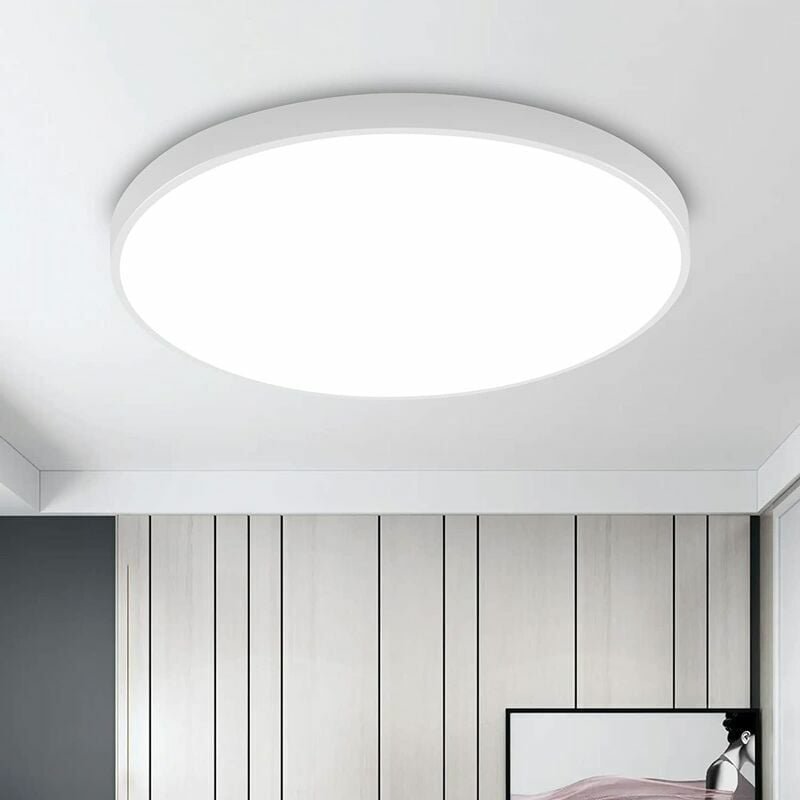 Thumbnail - Jalleria - 30 w runde LED-Deckenleuchte, IP54 wasserdichte Deckenleuchte, 6500 k moderne Deckenleuchte für Badezimmer, S...