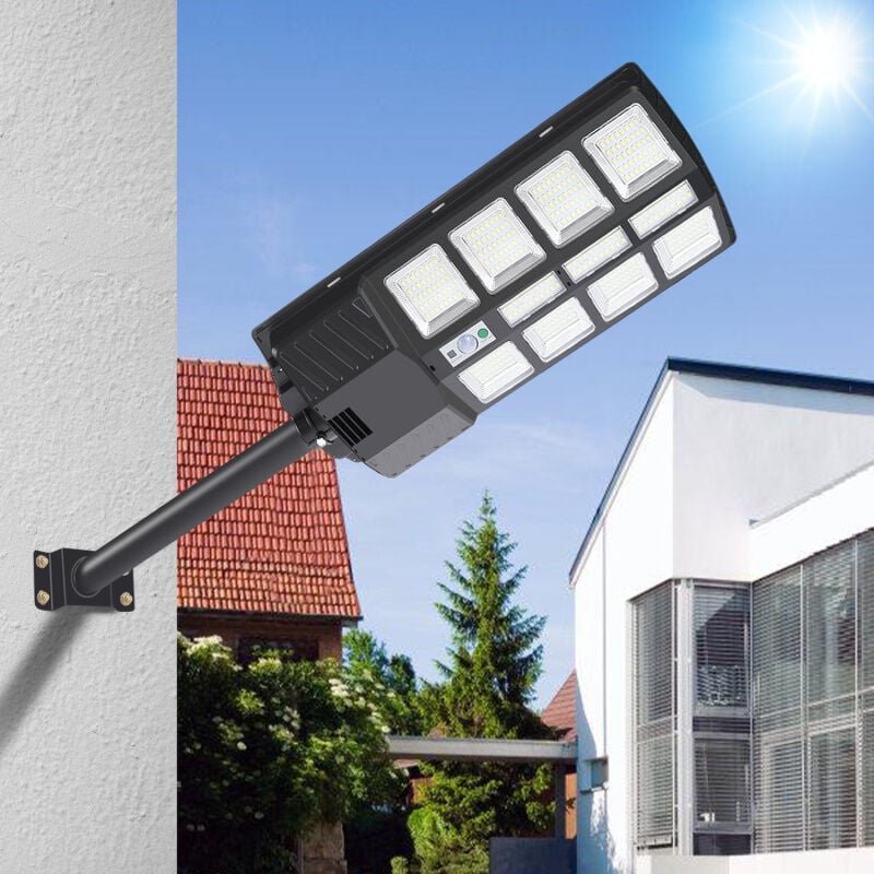 Swanew 400W Solar led Straßenlaternen Wasserdichte Solarlampen mit Fernbedienung & Motion Sensor Sicherheitsleuchte für ...