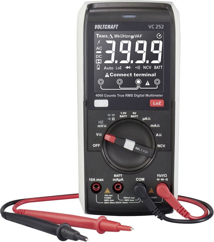 Thumbnail - VOLTCRAFT VC252 Hand-Multimeter digital CAT III 600 V Anzeige (Counts): 4000