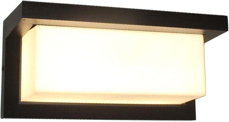 Ulisem E27 LED-Außenwandleuchte, IP65 wasserdicht, Aluminium, dekorative Beleuchtungsvorrichtung für Garten, Hof, Haus, ...