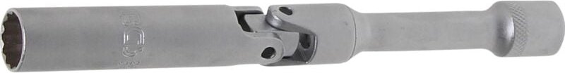 Thumbnail - Bgs Technic - Zündkerzen-Gelenkeinsatz Zwölfkant, extra lang Antrieb Innenvierkant 10 mm (3/8') sw 14 mm