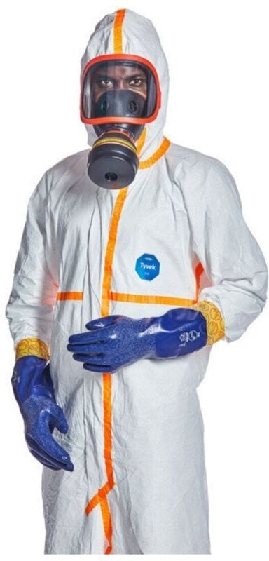 Schutzoverall Typ 3/4/5/6 Tyvek 800J, weiß, Unisex-Größe: xl - Dupont