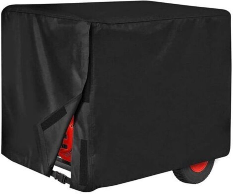 Schwarze, wasserdichte Generatorabdeckung 66 x 51 x 51 cm, passend für die meisten Generatoren der Generatorabdeckungsgr...