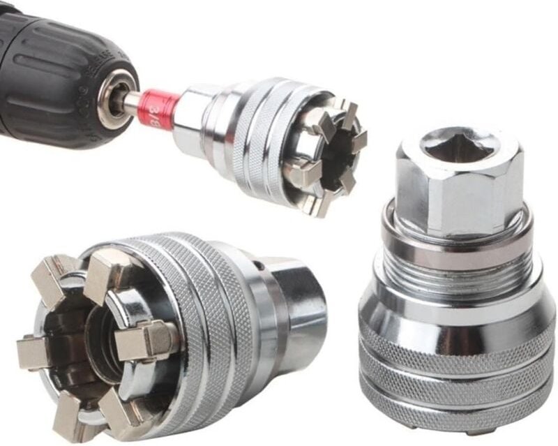 Professioneller, verstellbarer Universal-Steckschlüssel, 3/8-3/4 Zoll, 10 mm – 19 mm, Ratsche, Drehmomentschlüssel, Werk...