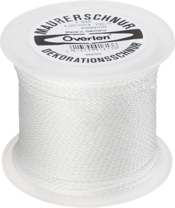 Kordel Polyamid 2,0 mm 100 m weiß - Overmann