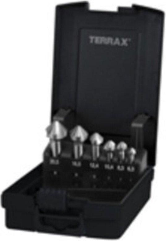 Kegel- und Entgratsenker-Satz din 335 Form c 90° hss für Bronze und Gusseisen - Ruko