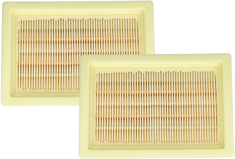 Filterset 2x Staubsaugerfilter kompatibel mit Metabo as 18 l pc Staubsauger - hepa Filter Allergiefilter - Vhbw