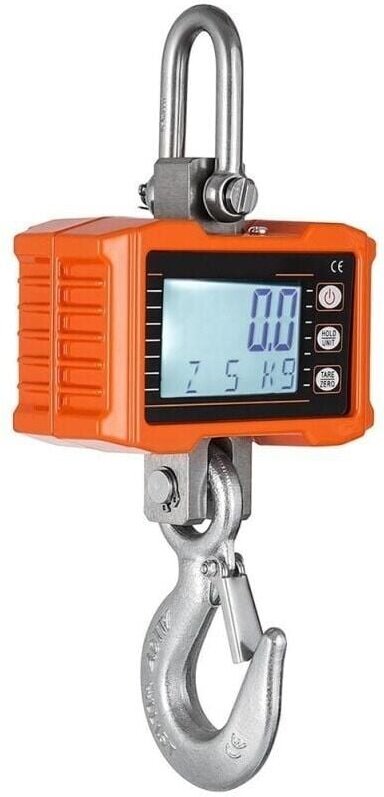 XVX - Elektronische Waage 1000 kg / 2000 lb Industrielle digitale Kranwaage mit Haken