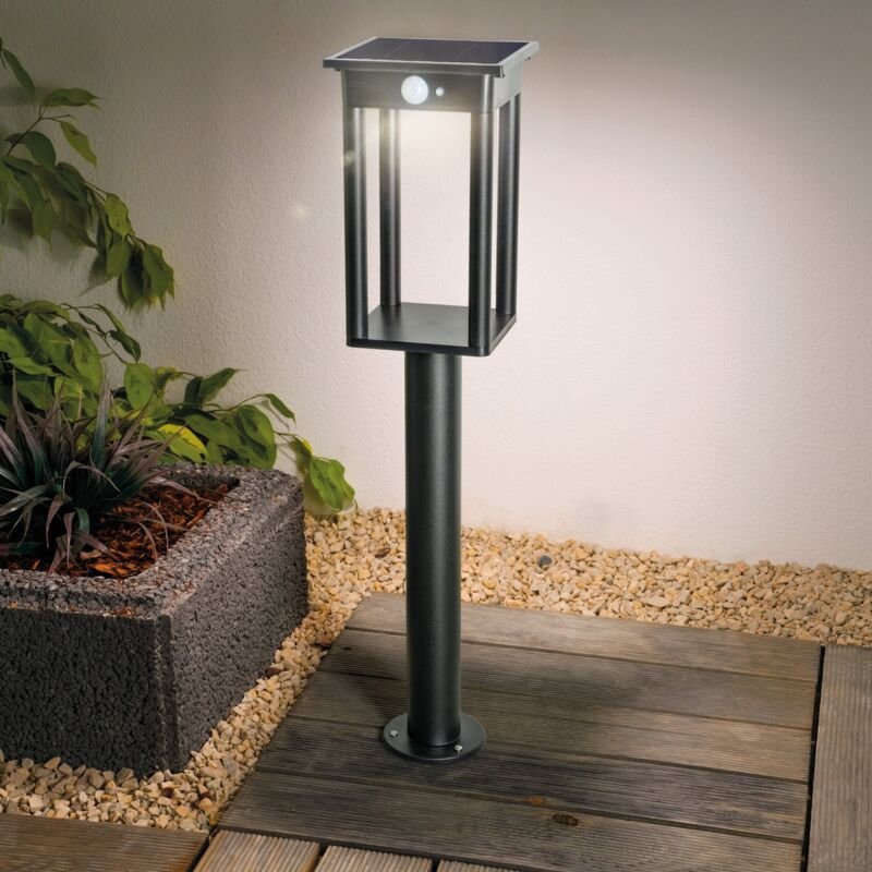 Esotec - Solar Laternen-Standleuchte Termoli 66 cm mit Sensor IP44 outdoor 102757