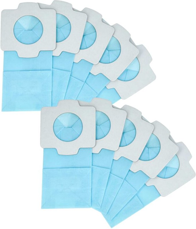 10x Staubsaugerbeutel kompatibel mit Makita CL107, CL104D, CL107D, CL121D, CL121DZ Staubsauger - Papier, 11,85cm x 6cm, ...