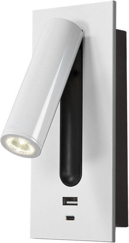 LED-Leselampe, Nachttischlampe, versteckter Schalter, Nachttischlampe, Typ c, Nachttischlampe, Unterputz-Wandleuchte, Le...