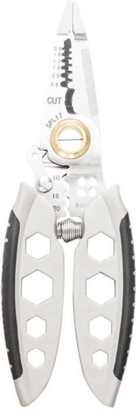 7-Zoll-Mehrzweck-Abisolierzange, Profiwerkzeug, Crimpzange für Elektriker, Abisolierzange, Kabelschneider, Handwerkzeug