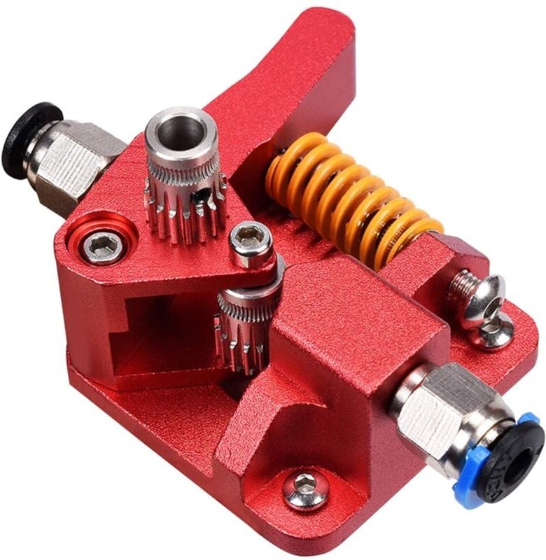 Aluminium Dual Gear MK8 Extruder für CR10S pro RepRap RepRap 1,75 mm 3D Dual Pulley Extruder Teile