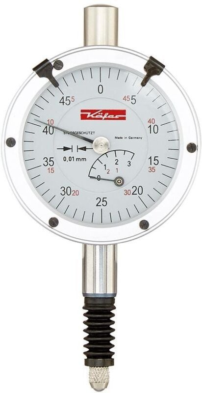 Messuhr ip 67 Ables.0,01 d 61,5 mm Käfer