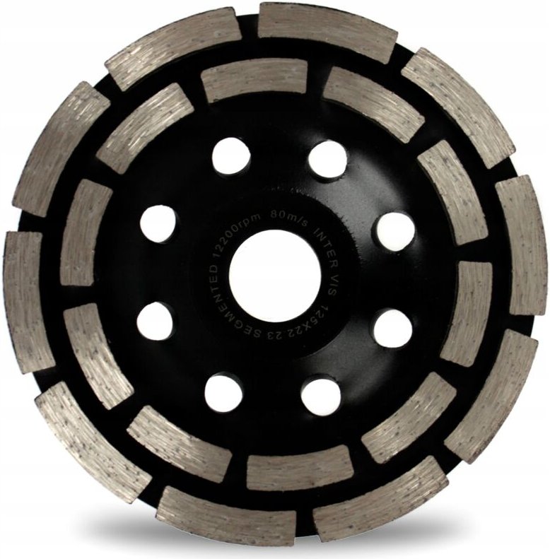 Kopfscheibe zum Schleifen von Beton 125 segmentiert inter-vis