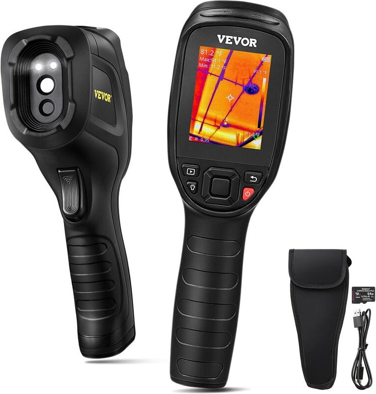 Handheld Wärmebildkamera 240x180 IR-Auflösung Infrarotkamera Thermometer 40mK Thermografie Kamera -20-550°C Thermokamera...