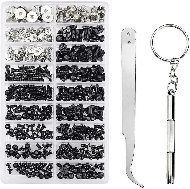 355 Stück sortierte PC-Schrauben M2 M3 M2.5 Computerschrauben