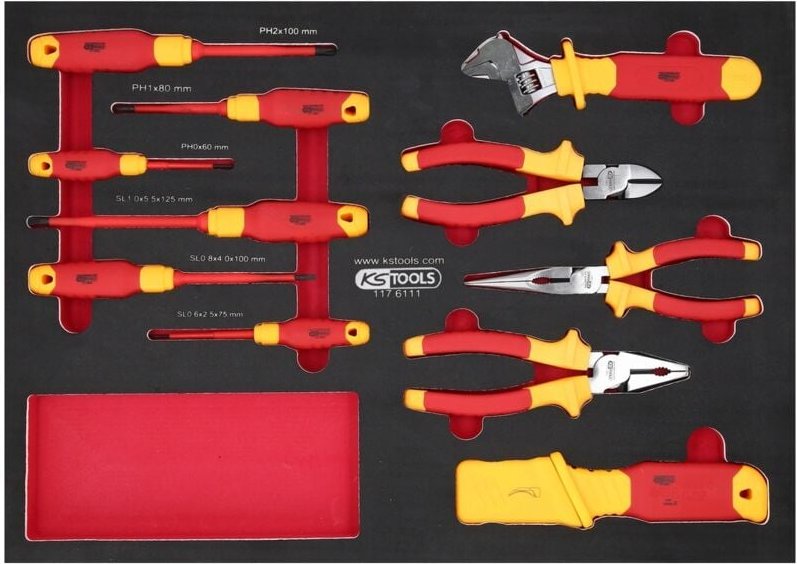 Thumbnail - KS Tools VDE Zangen- und Schraubendreher-Satz, 11-tlg