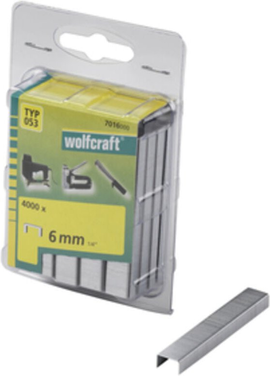 Wolfcraft - 3000 Klammern breit, Stahl Typ53 8mm - 7017000