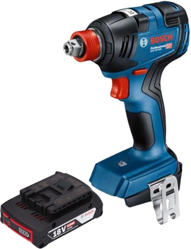 Bosch GDX 18V-200 Professional Akku Drehschlagschrauber 18 V 200 Nm Brushless + 1x Akku 2,0 Ah - ohne Ladegerät