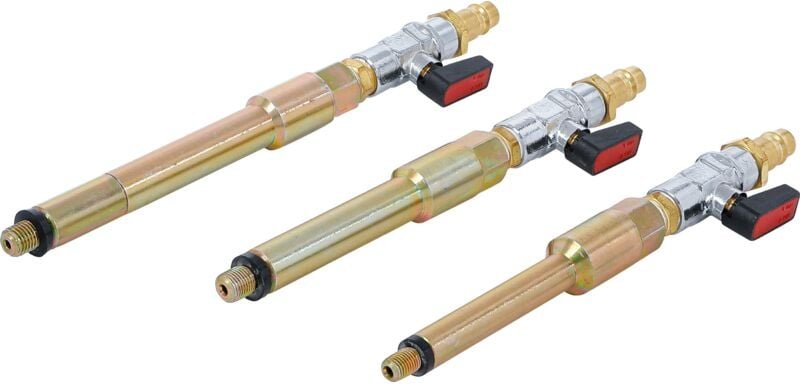 Bgs Technic - Druckluftadapter-Satz für Glühkerzenbohrungen M8 x 1,0 - M10 x 1,0 - M10 x 1,25 3-tlg.