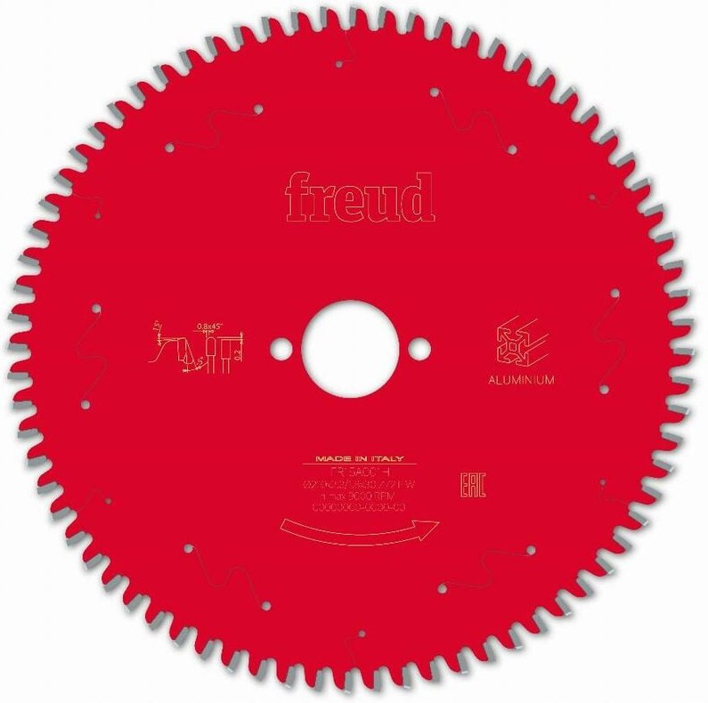 Freud - Sägeblatt für Handkreissäge Ø210 2,3/1,8 AL30 Z72 tp -5° - F03FS09817 -FR15A001H