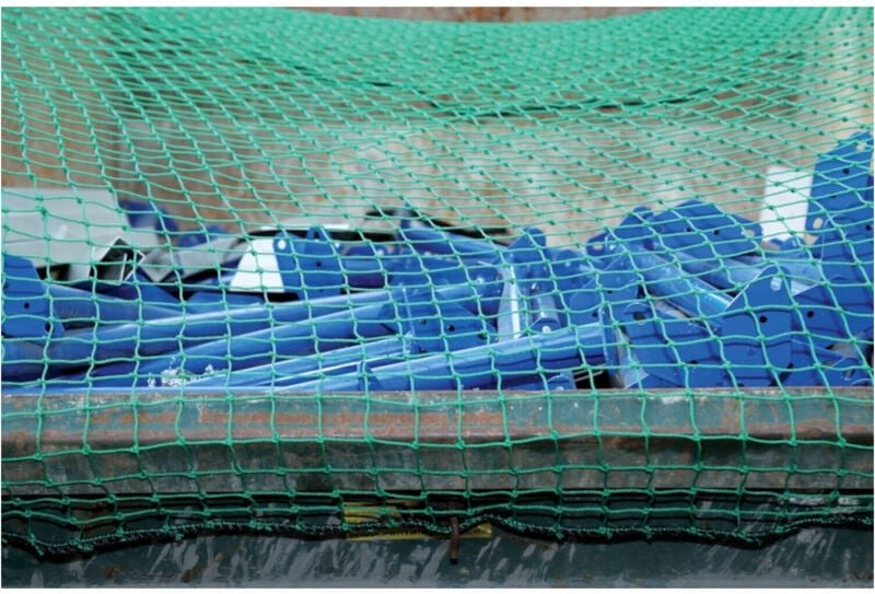 Containernetz 4, 0x3, 0 m mw 45 grün ohne Gummi