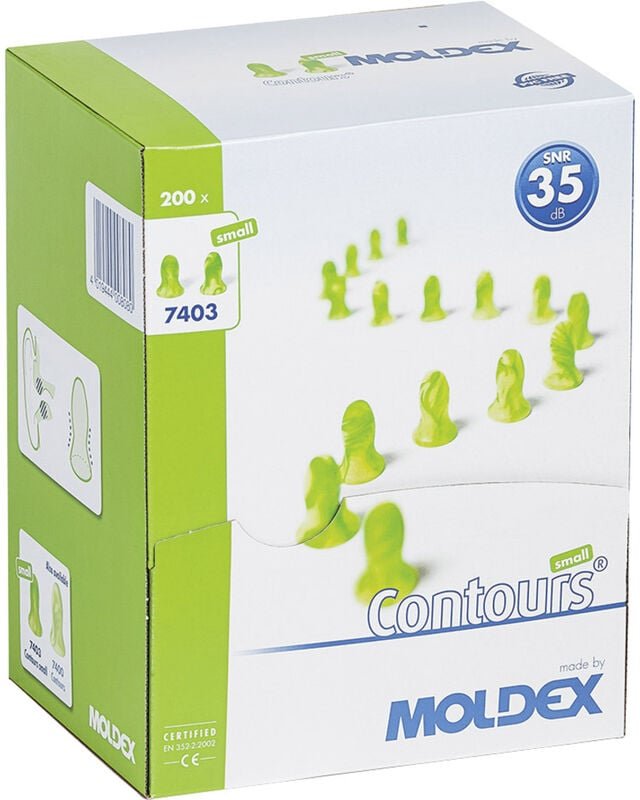 740301 Contours small Gehörschutzstöpsel 35 dB einweg 200 Paar - Moldex