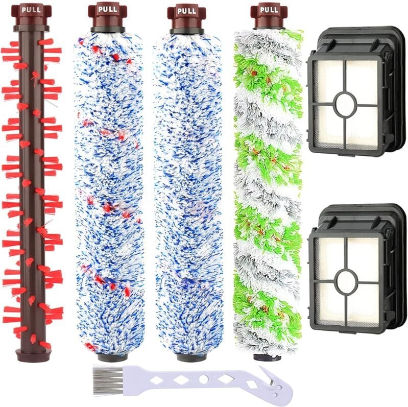 7-teiliges Zubehör für Bissell Crosswave 3-in-1-Staubsauger, Ersatzbürste, Ersatzfilter für Bissell CrossWave 1866 1785 ...