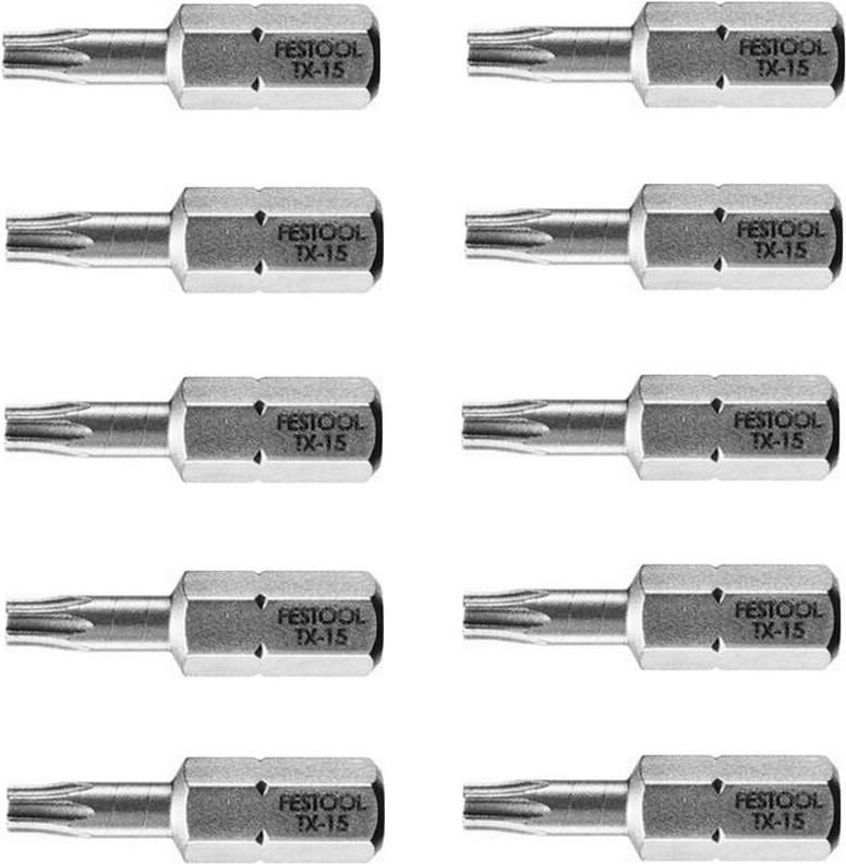 Thumbnail - Bit Torx tx 15 25mm 10 Stück Akkuschrauber 490505 - Festool