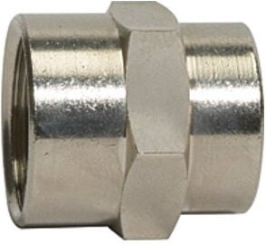 Thumbnail - Muffe »value line«, g 1/8, sw 14, Messing vernickelt - Riegler