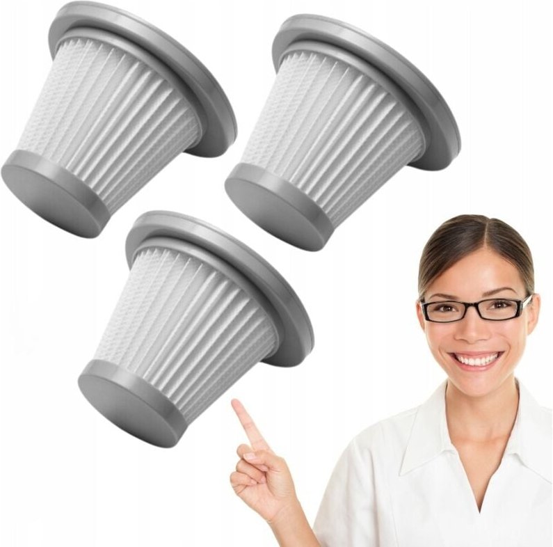 Filter für Deerma DX118c DX128C Staubsauger SET 3-tlg.