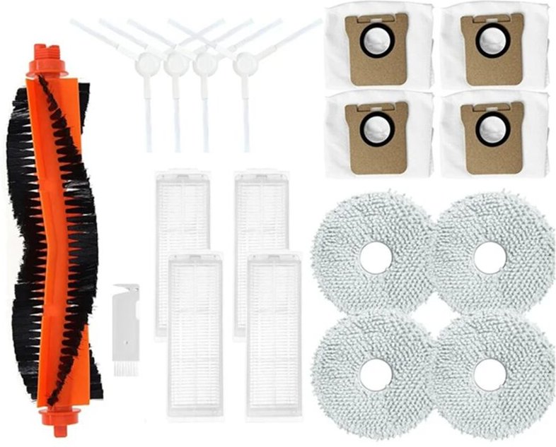 Für M30 Pro Wichtigsten Seite Pinsel Filter Mopp Tuch Pads Staub Tasche