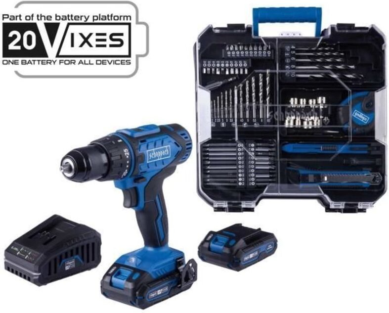 Scheppach C-DTB74/2-X Akkuschrauber 20V 50Nm