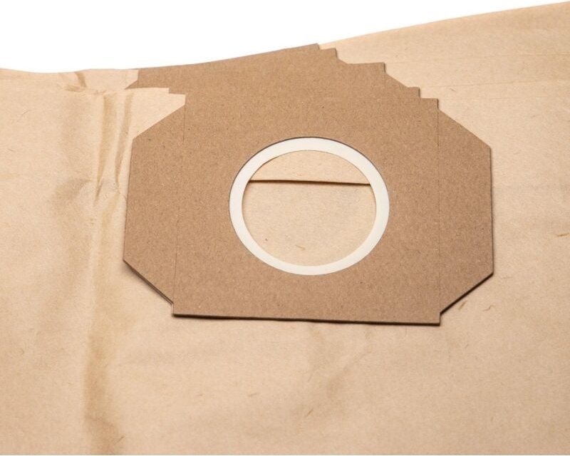 10x Staubbeutel kompatibel mit Thomas Bravo 20 s Staubsauger - 63,3cm x 22cm braun - Vhbw