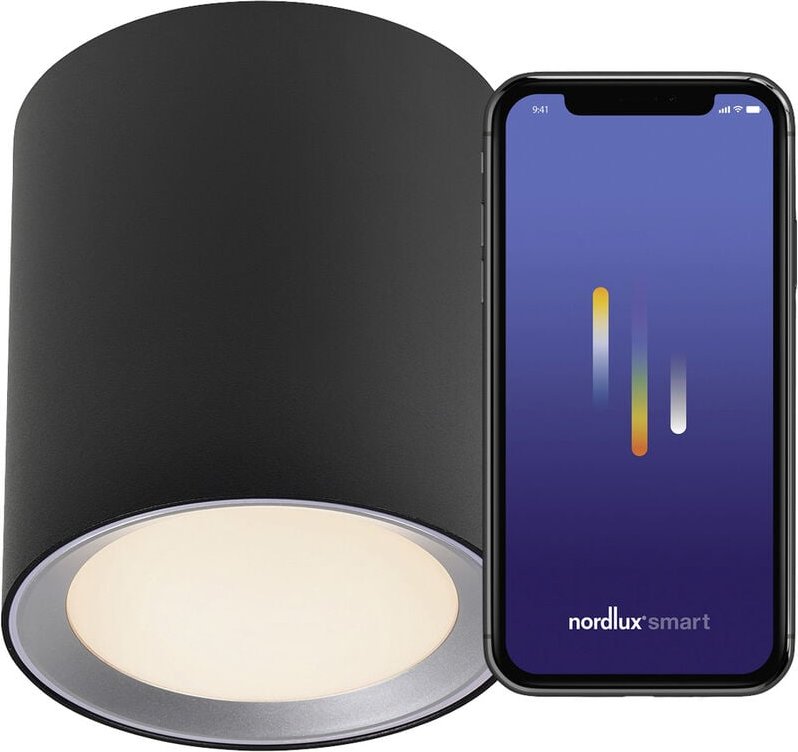 Nordlux - 2110850103 Landon Long Smart LED-Deckenleuchte led led 8 w Schwarz