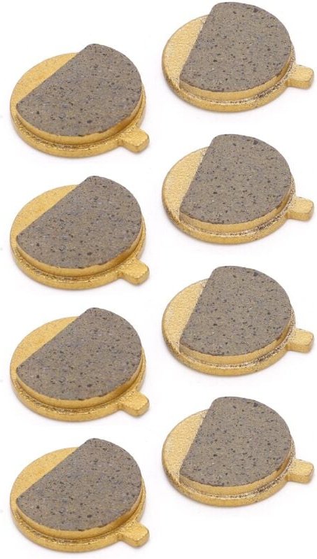 Ej.life - 4 Paar Elektroroller Scheibenbremsbelag Ersatz Kupferbasierte Fahrrad Runde Bremsbelag für Mountainbike Bremse...