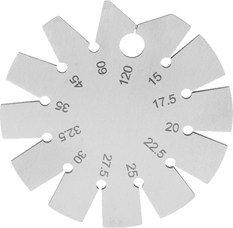 Winkelmesser 15°-120° Messwerkzeug Meißel Holzschneidwerkzeug Winkelmesser Winkelmesser Schneidwerkzeug Winkelmesser