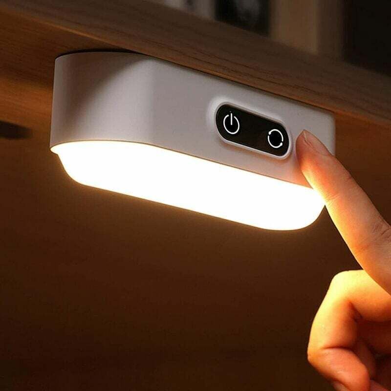 LED-Schrankleuchte, dimmbar, wiederaufladbar, 2000 mAh, kabellos, LED-Lichtstreifen mit 5 Lichtfarben für Kleiderschrank...
