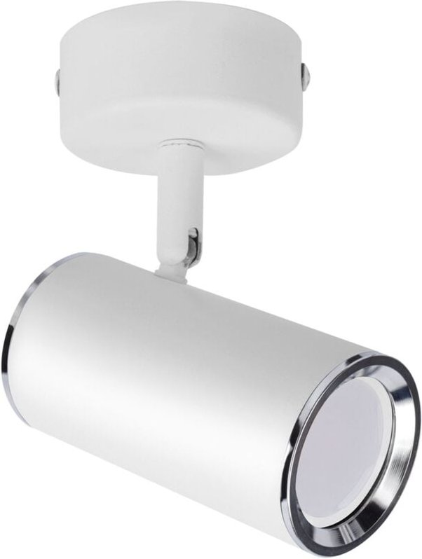 Deckenstrahler Aluminium GU10 verstellbar Weiß Deckenspot