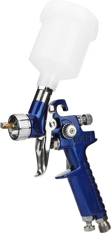 Mehrzweck-Airbrush-Set, Auto, pneumatische Ölfarben-Spritzpistole, Schwerkraft-Airbrush, europäischer Anschluss (0,8 mm)