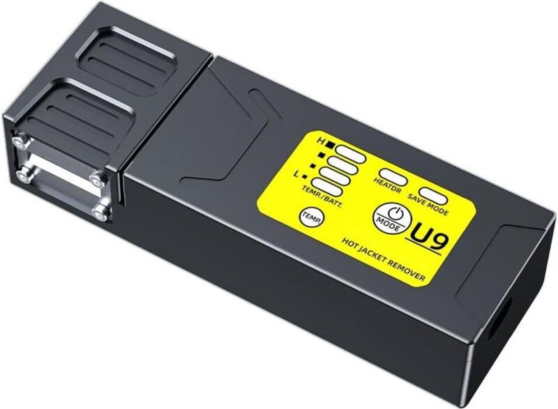 U9 Thermischer Faserabisolierer, beheizte Glasfaser-Abisolierzange, Heißfaser-Bandabisolierer, Kabelschweißwerkzeug