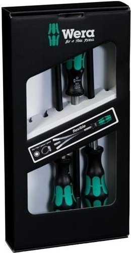 Wera 391/3 Schlauchklemmen Schraubendrehersatz