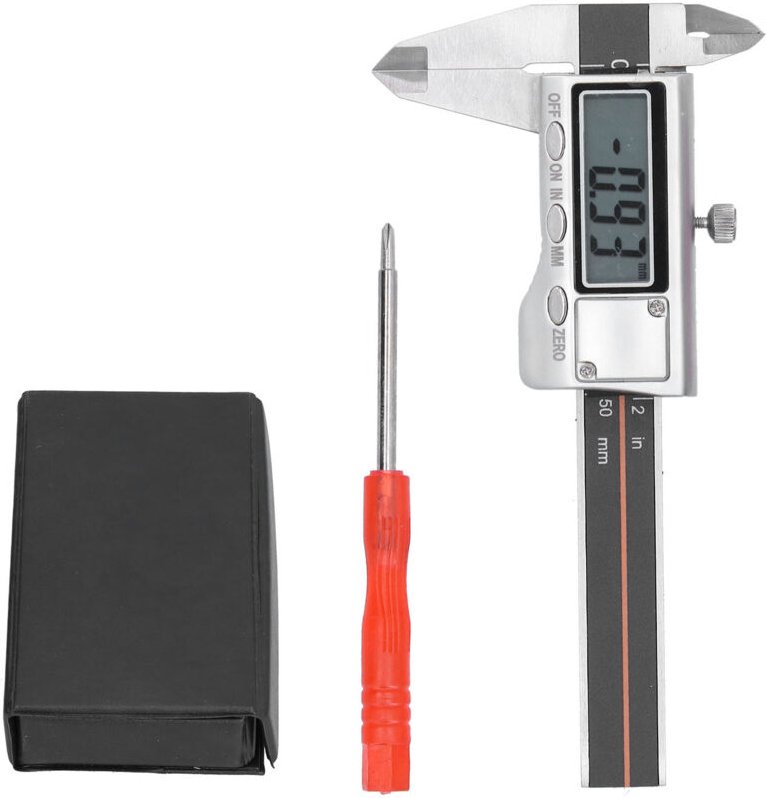 Eosnow Vernier -Bremssattel 0–50 mm tragbares Mini Digital Wear Resistenance Rost Rost Industrial Messwerkzeug